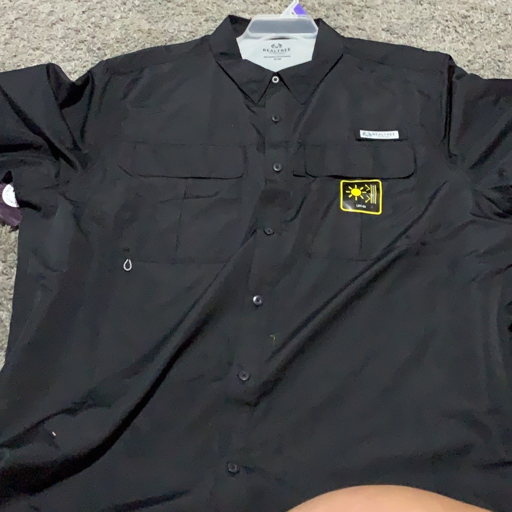 Fishing mens button up